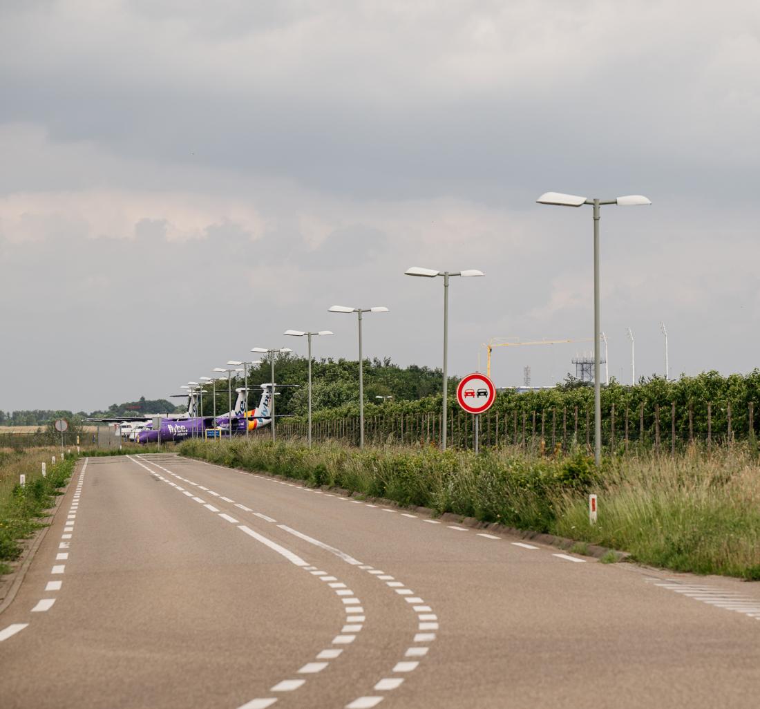 Uitzicht op MAA vanuit de omgeving