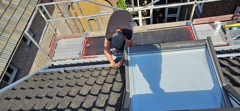 Installatie van de meetapparatuur voor vortexonderzoek